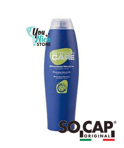 Shampoo per extension neutro 250 ML. Prodotto professionale. Socap Extension Care