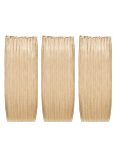 3 fasce extension professionali con clip SHE THREEASY 50 55 cm Capelli lisci colori naturali